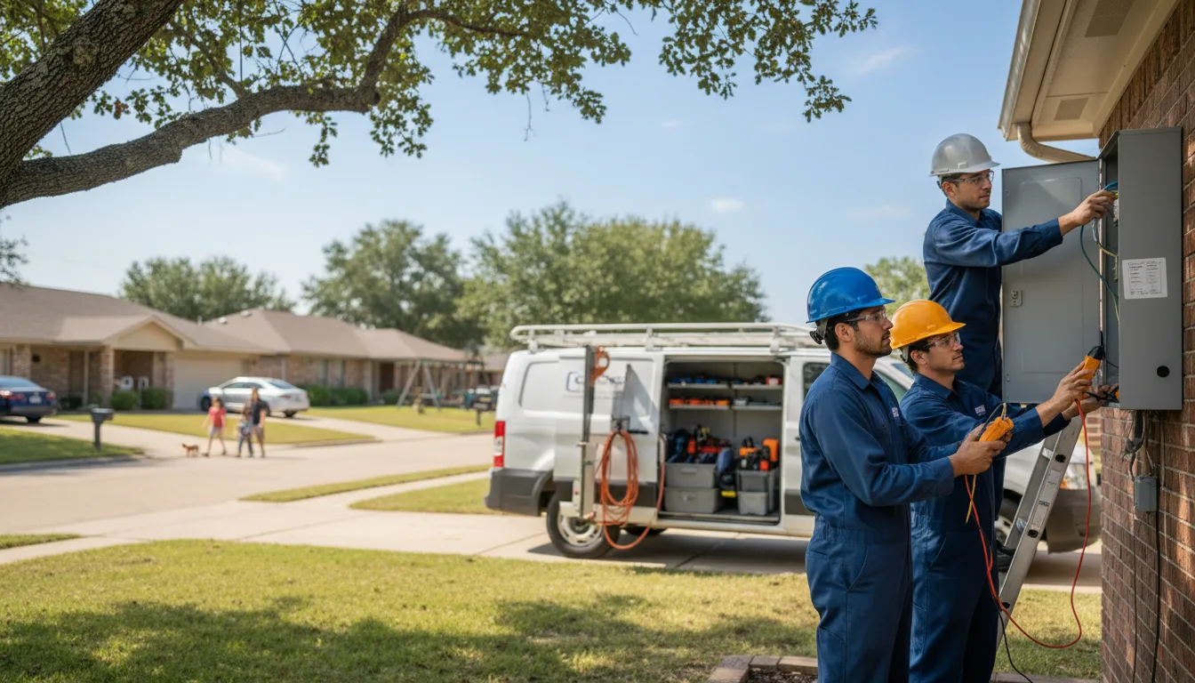 Certified electrician providing emergency electrical services in Reeder, ND